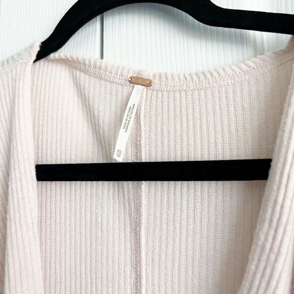 Free People Cozy With You Champagne Toast Sweater Women's Size X-Small XS - Picture 5 of 7